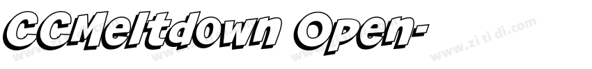 CCMeltdown Open字体转换
